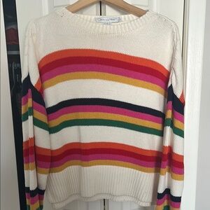 Oscar’s dele rente  Women's Multicolor Striped Sweater